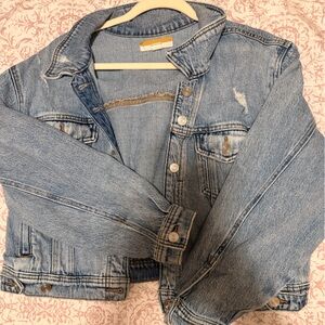 Maurices Light Blue Denim Jacket